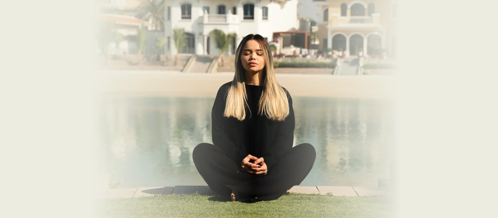 Valentina meditando