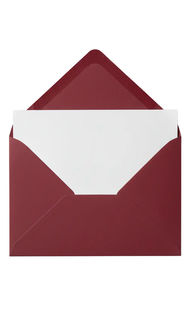 Sobre con la invitación a Misión Mujer de Alto Valor — Jueves 21 de mayo 2026