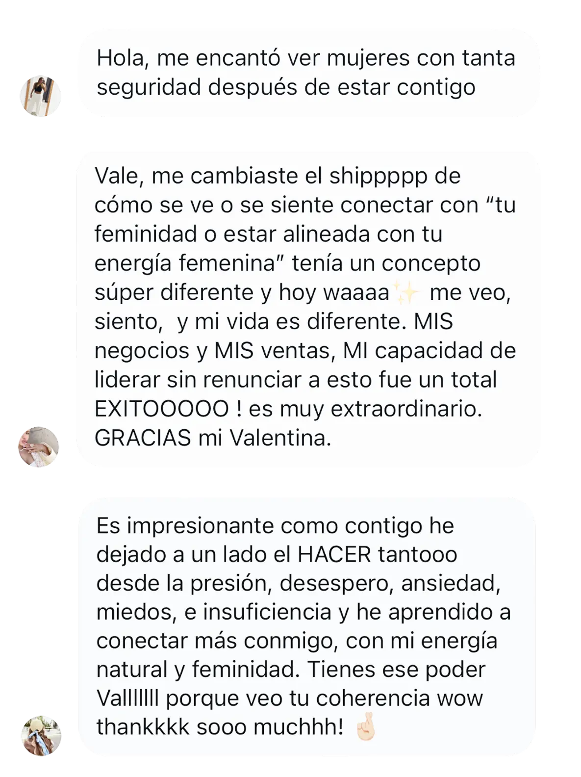 Testimonios de alumnas MAV